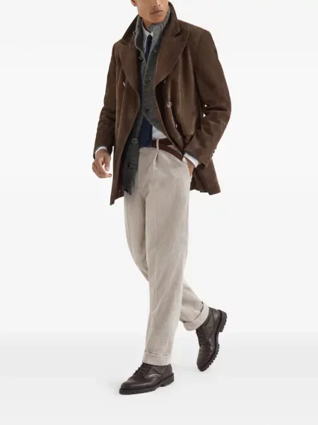 Pantaloni Brunello Cucinelli de catifea cord