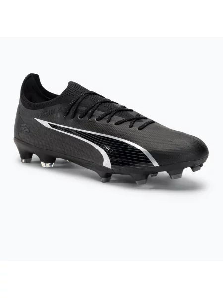 Ghete de fotbal pentru bărbați PUMA Ultra Ultimate FG/AG puma negru/asfalt negru