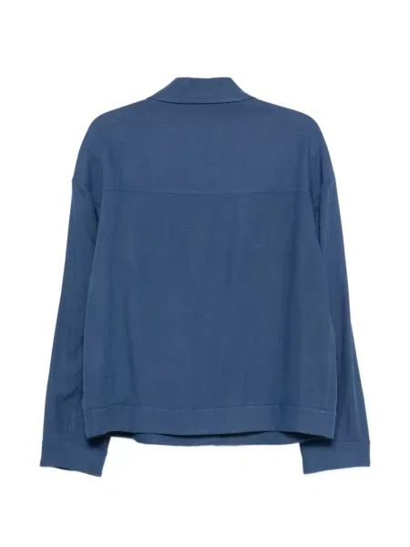 Geacă Love Moschino cu broderie albastru