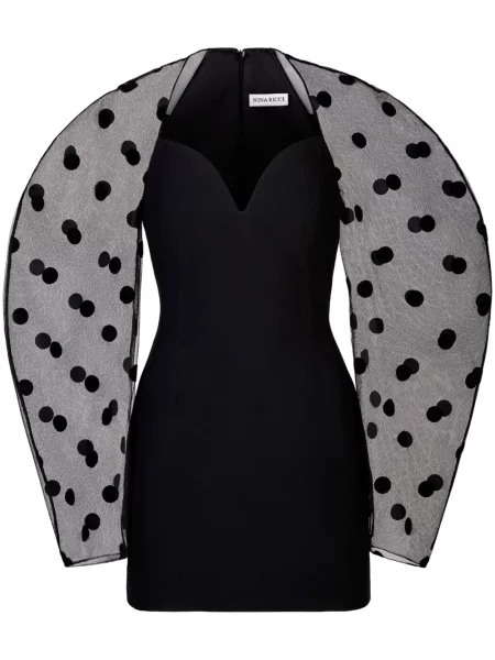 Rochie maxi Nina Ricci din tul lungă negru
