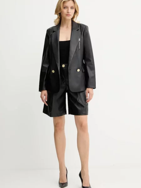 Піджак Armani Exchange однобортний однотонний чорний