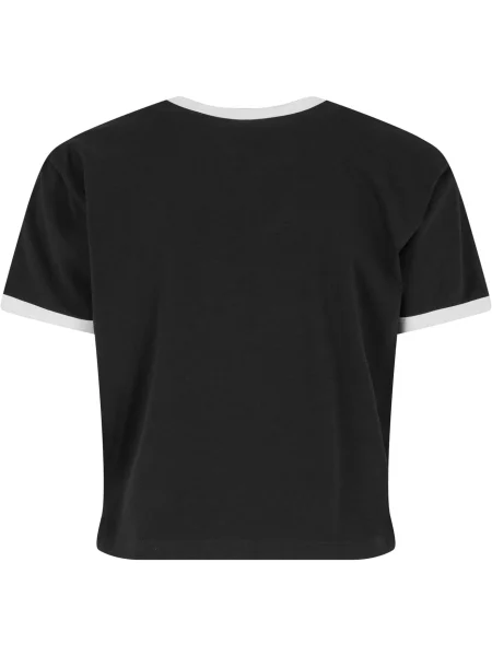 Urban Classics Tricou negru alb