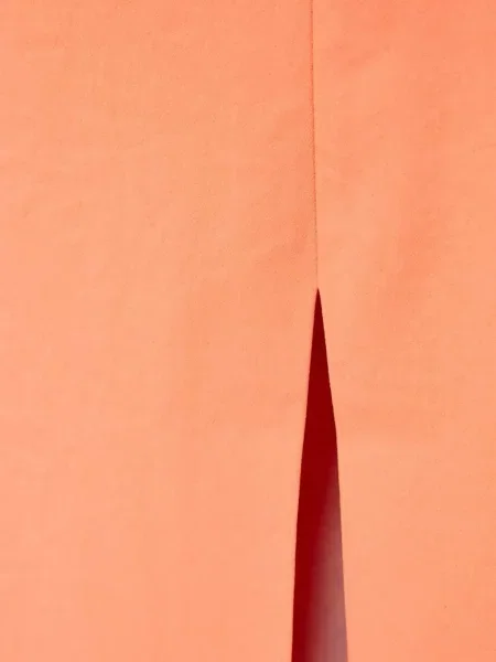 Fustă midi Drykorn până la genunchi portocaliu