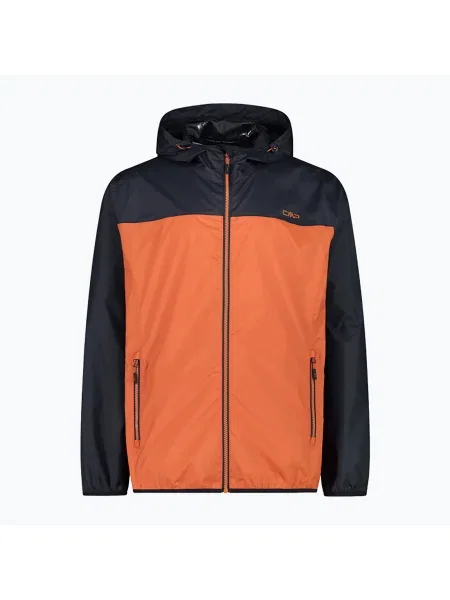 Jachetă de ploaie pentru bărbați CMP Rain Fix Hood ruggine