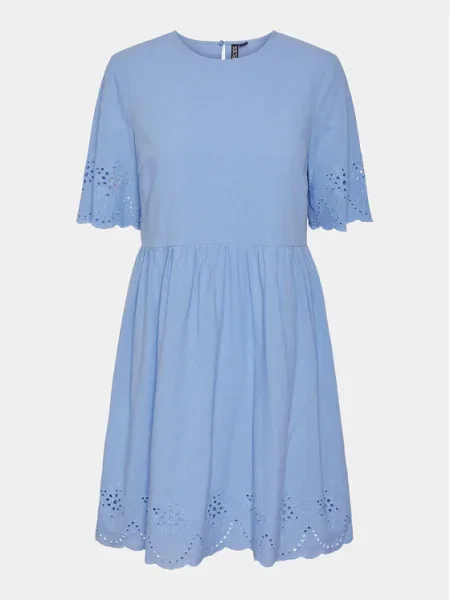 Pieces Rochie de vară Almina albastru