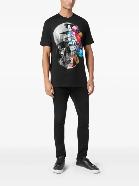 Marškinėliai Philipp Plein juoda