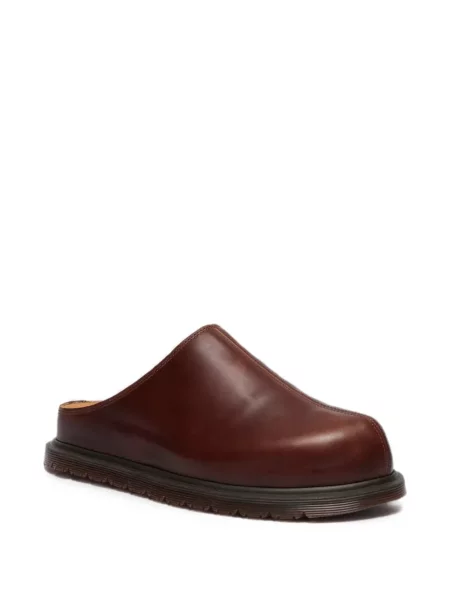 Papuci tip mules Dr. Martens din piele maro