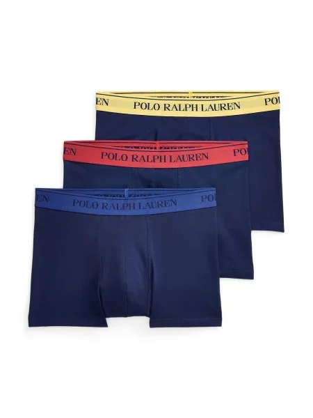 Polo Ralph Lauren Boxeri Classic bleumarin / albastru gențiană / galben roșu