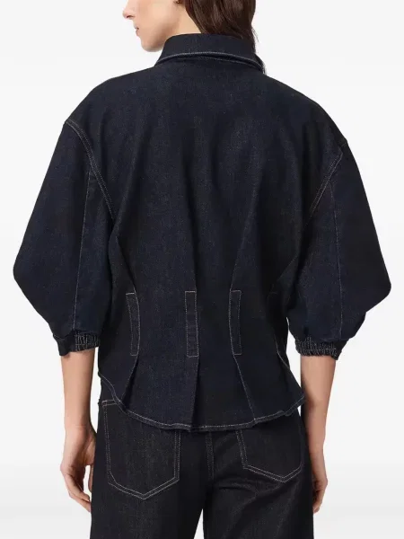 Cămașă de blugi Allsaints albastru