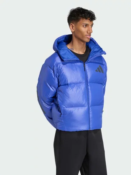 Пуховик Adidas синий