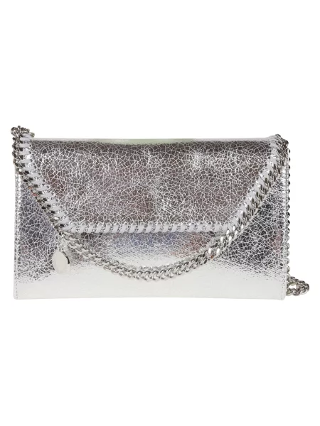 Naszyjnik Stella Mccartney skórzany szary