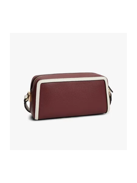 Crossbody kabelka Tommy Hilfiger z ekologickej kože hnedá