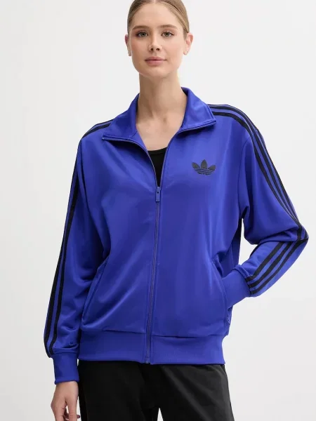 Класически суитчър Adidas с апликация синьо