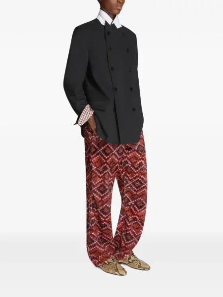 Sacou Dries Van Noten de lână negru