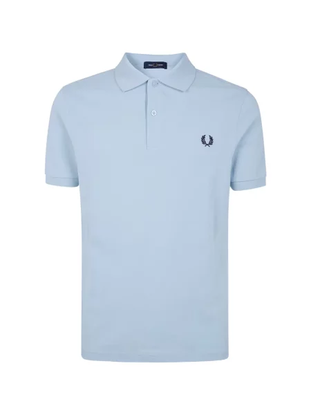 Tricou polo Fred Perry cu broderie albastru