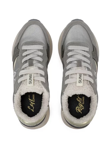 Ursuleț de pluș sneakerși Sun68 cu platformă gri