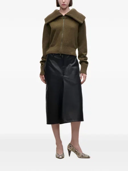 Gulerat cardigan Victoria Beckham verde