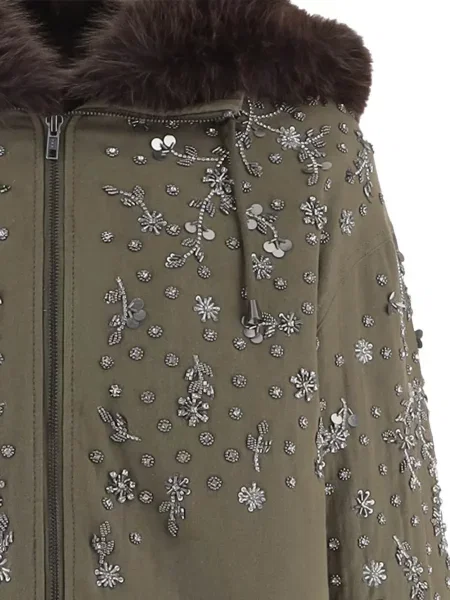 Geacă Stella Mccartney verde