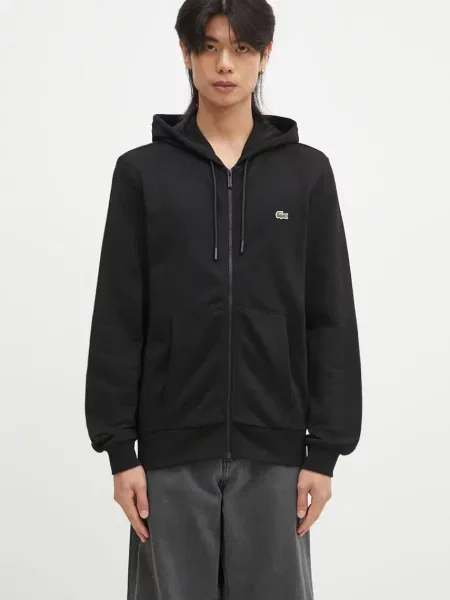 Кофта Lacoste однотонна чорний