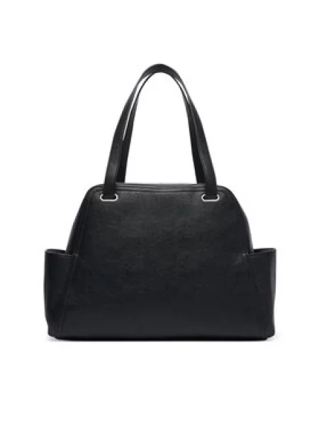 Ročna torba Calvin Klein Pockets Monologo Tote črna