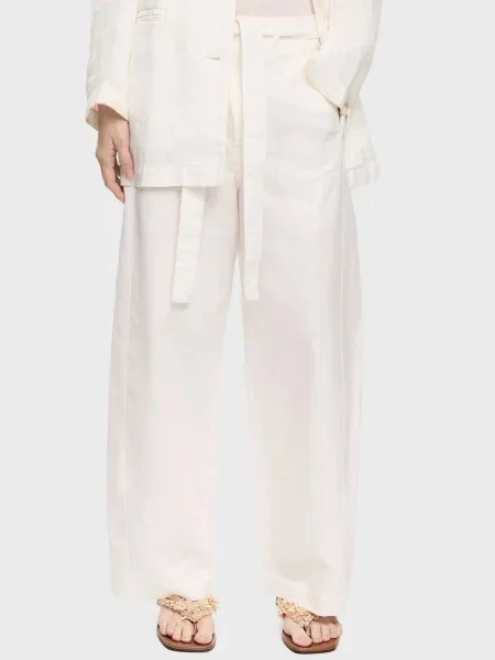 Лляні штани Bimba Y Lola білі