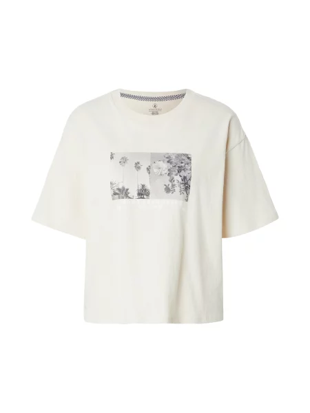 Volcom Tricou BLISS gri / lână alb