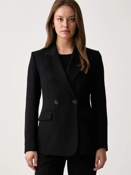 Kaos sacou cu două rânduri de pentru femei negru