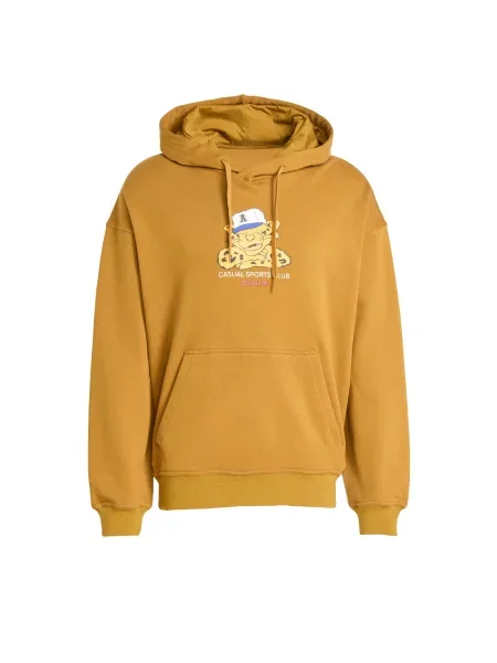 ADIDAS ORIGINALS Mikina Wabash světlemodrá / koňaková / žlutá bílá