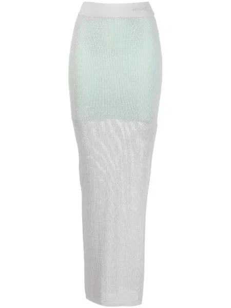 Fusta maxi Patrizia Pepe tricotate gri