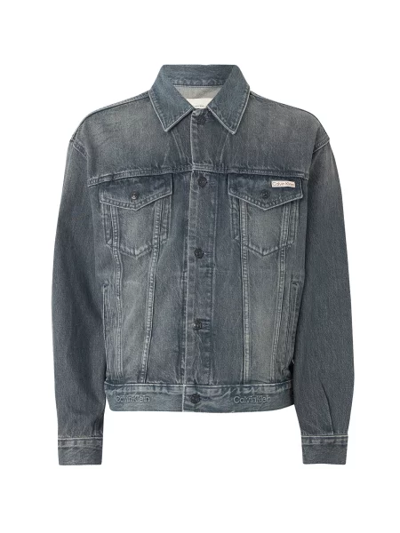 Calvin Klein Jeans Prehodna jakna denim siv