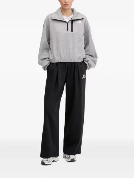 Hanorac cu fermoar The North Face gri