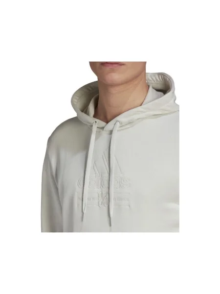 Geacă Adidas cu glugă alb