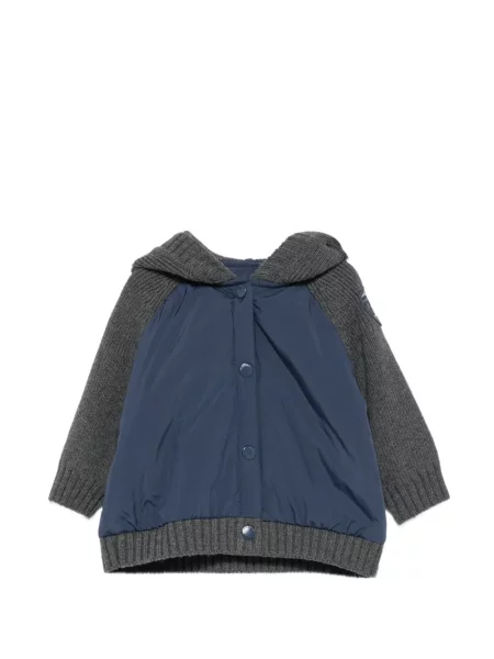 Bluza z kapturem dziecięca Bonpoint niebieska