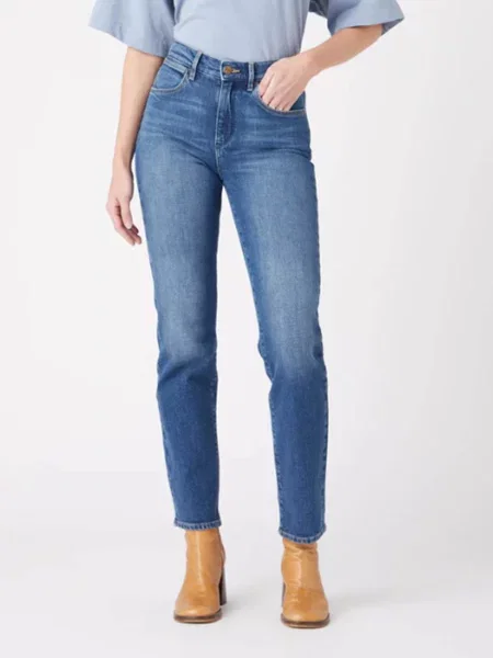 Прямі джинси Wrangler синій