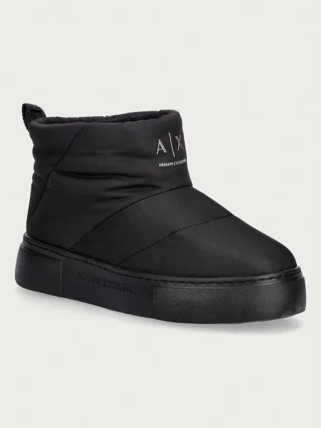 Armani Exchange cizme de zăpadă pentru femei negru