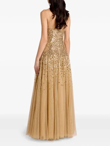 Oblekové maxi maxi šaty Needle & Thread s flitry