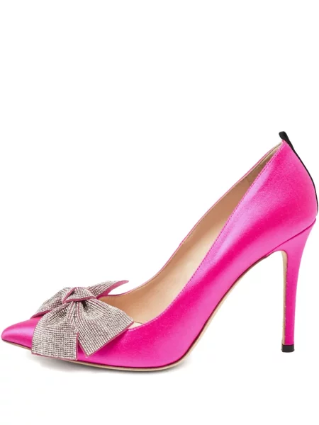 Pantofi cu toc Sjp By Sarah Jessica Parker cu funde din satin roz
