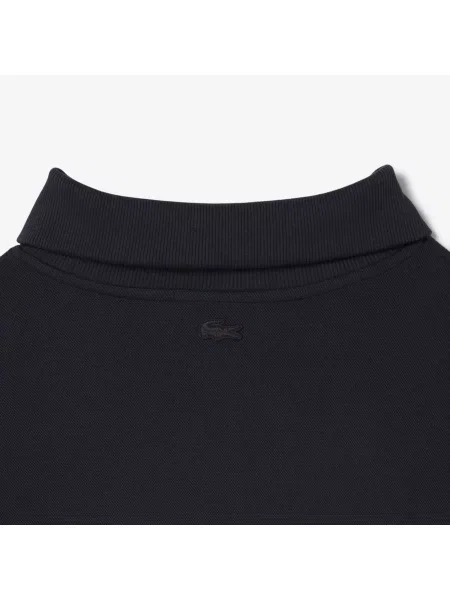 Lacoste Bluza Half Zip Loose Fit czarna