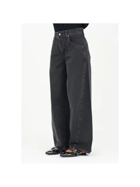 Lniane jeansy Levi's czarne