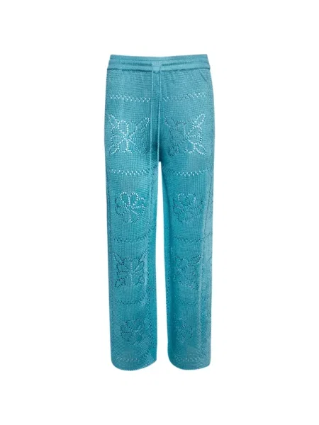 Szorty Calle Del Mar w kwiatki niebieskie