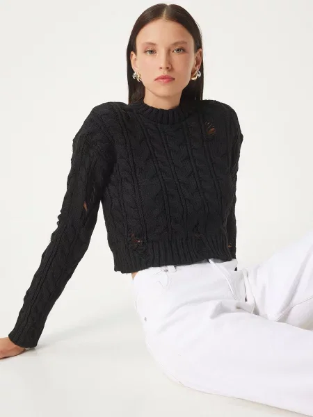 Pulover Happiness İstanbul negru