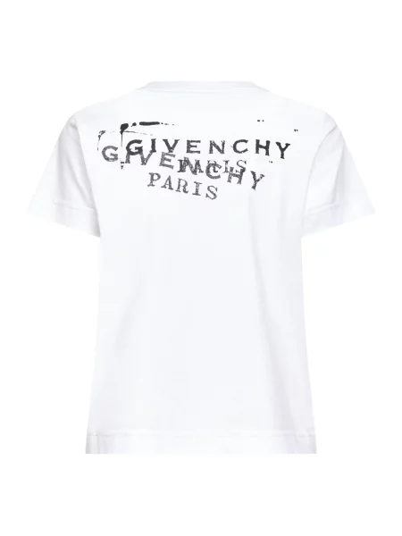 Koszulka Givenchy z nadrukiem z dżerseju biała