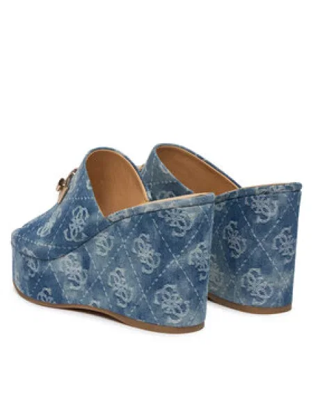 Šlepetės Guess mėlyna