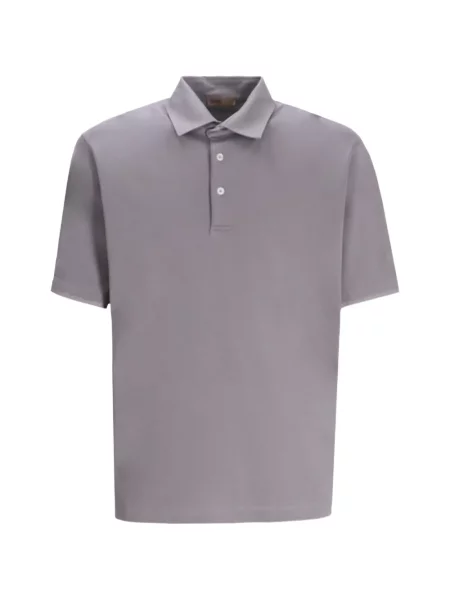 Scurt tricou polo Herno gri