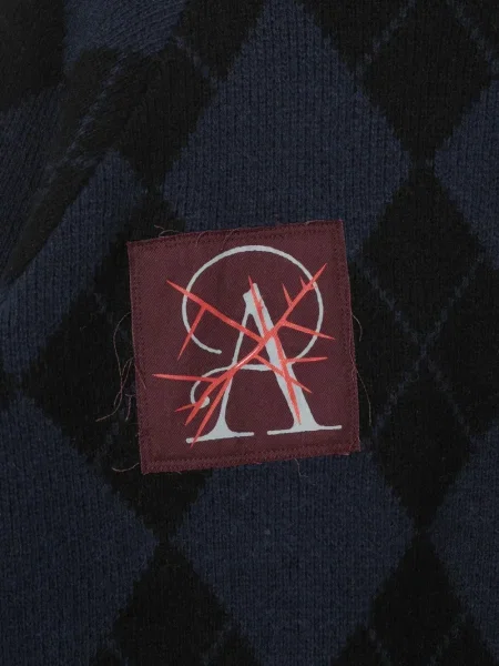 Pulover Undercover cu model argyle albastru