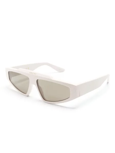 Baikeris saulės akiniai Gucci Eyewear balta
