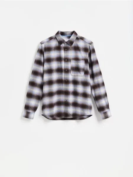 Reserved Cămașă regular fit în carouri multicolor