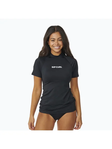 Tricou de înot pentru femei Rip Curl Classic Surf UPF Rashguard black negru