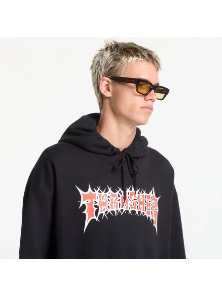 Hanorac cu glugă Thrasher negru