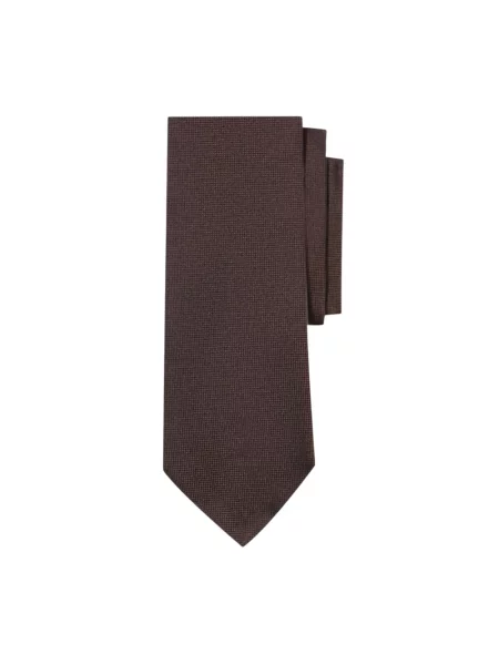 Krawat Brooks Brothers brązowy